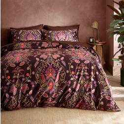 Dunelm Indienne Paisley Duvet Cover Brown (200x135cm)