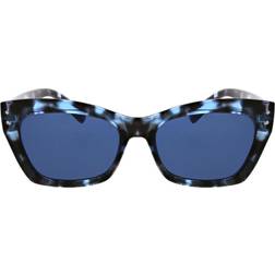 BCBG Max Azria Chunky Catty Sunglasses Blue