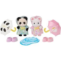 Calico Critters Nursery Friends Rainy Day Duo