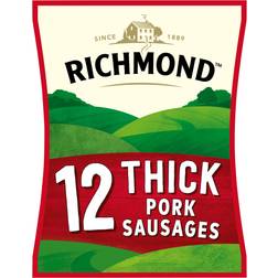 Richmond Thick Pork Sausages 615g 12pcs