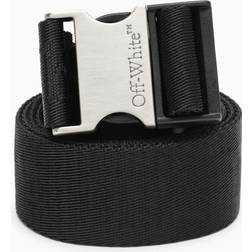 Off-White Tuc Long Tape 35 Belt - Black