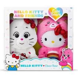 Care Bears Hello Kitty Plush, 2pk No Color