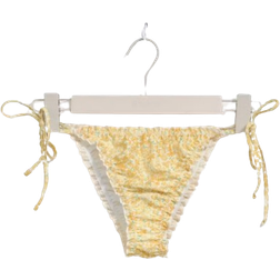 Gina Tricot Soft Flounce Bikini Brief - Yellow Ditsy