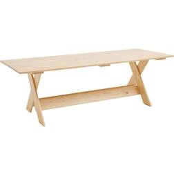 Hay Crate Clear Lacquered Matbord 89.5x230cm