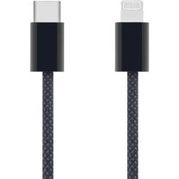 Linocell Flettet USB-C til Lightning-kabel 1 m