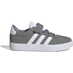 adidas Kid's VL Court 3.0 - Grey Three/Cloud White/Grey Two