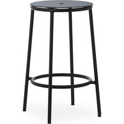 Normann Copenhagen Circa 65 cm Aluminio Negro Taburete de bar 65cm