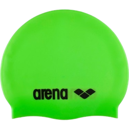 Arena Classic Silicone Cap - Acid Lime/Black