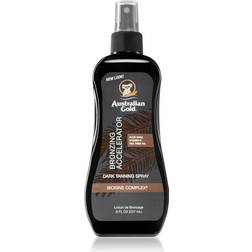 Australian Gold Dark Tanning Accelerator Spray Gel with Bronzer 8fl oz