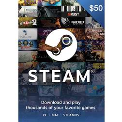 Steam Top-Up 50 USD