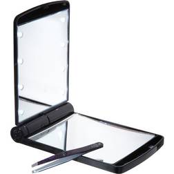 Uniq Lommespejl Makeup Spejl med LED Lys