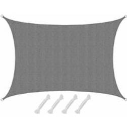 Amanka Uv Shade Sail 3x4m hdpe Sun Protection Tarpaulin Garden Balcony
