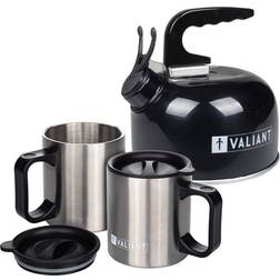 Valiant Camping Kettle & Insulated Mug Set