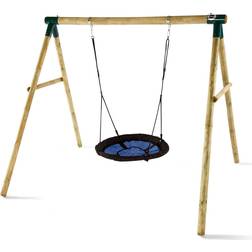 Plum Spider Monkey Wooden Swing Set