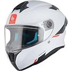 MT Helmets Targo S Solid Full Face Helmet - Weiß