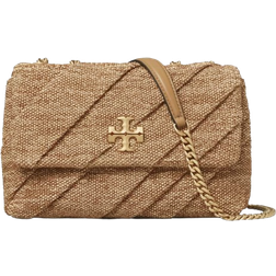 Tory Burch Kira Draped Convertible Shoulder Bag - Camel