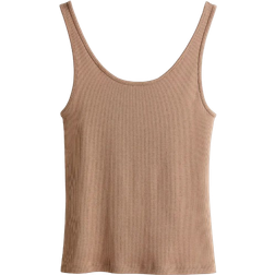 H&M Ribbed Tank Top - Beige