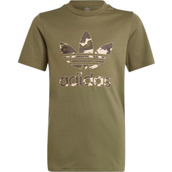 Adidas Junior Camo T-shirt - Olive Strata