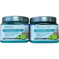 SpaScriptions Hyaluronic Acid Exfoliating Body Scrub 600g 2-pack