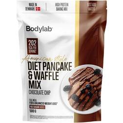 Bodylab American Style Diet Pancake & Waffle Mix Chocolate Chip 500g 1pack