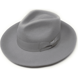 Cotsworld Wool Fedora Hat Rollright - Light Grey