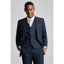 Limehaus Navy Blue Slim Fit Men's Suit Jacket 48L