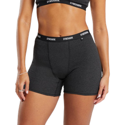 Gymshark Rib Shorts - Midnight Black Marl