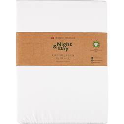 Night & Day Percale Underlakan Vit (200x180cm)