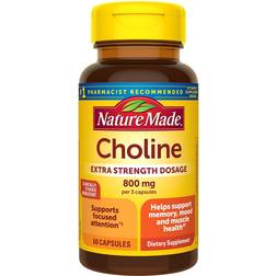 Nature Made Choline Extra Strength Dosage 800mg 60 pcs