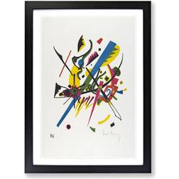 East Urban Home Small Worlds I by Wassily Kandinsky Black Framed Framed Art 65x90cm