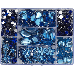 Panduro Hobby Decorative Stones Blue 600pcs