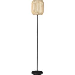 Homcom Farmhouse Wicker Natural Floor Lamp 158cm