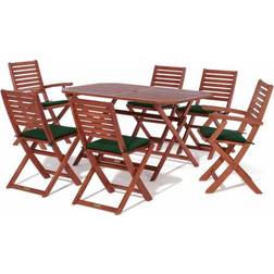 Rowlinson Plumley Ensemble repas de patio, 1 Table incluse 6 Chaises