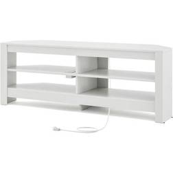 Costway Corner White TV Bench 55x19.5"