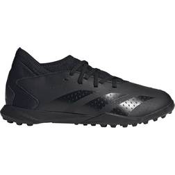 Adidas Junior Predator Accuracy.3 Turf Boots - Core Black/Core Black/Cloud White