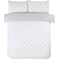 Sleepdown Bumble Bee Duvet Cover White (230x220cm)