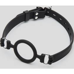 MiniX DOMINIX Deluxe Silicone O-Ring Gag 1.5-Inches Diameter Black