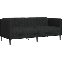 vidaXL 2-sits svart tyg Soffa 176cm 2-sits