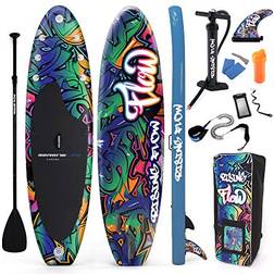 SereneLife Paddle Board with Premium SUP Accessories and Carry Bag