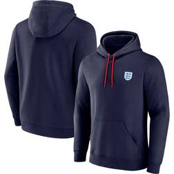 Fanatics England Essentials Crest Hoodie Navy Mens