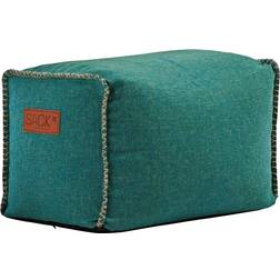 SACKit Cobana Square Pouf Petrol Melange Pouffe 101.6cm