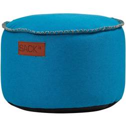 SACKit Canvas Pouf Turquoise Siddepuf 35cm