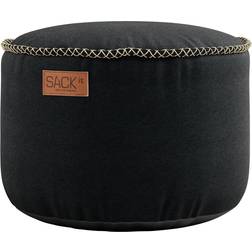 SACKit Canvas Black Siddepuf 35cm