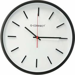 Q-CONNECT KF16951 White/Black Reloj de pared 34.4cm