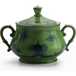 Ginori 1735 Oriente Italiano Malachite Sugar Bowl 3.9"