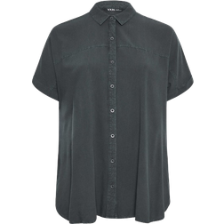 Yours Chambray Shirt - Black