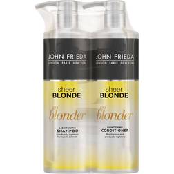 John Frieda Sheer Blonde Go Blonder Lightening Shampoo & Conditioner 2-pack 500ml