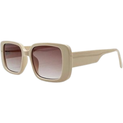 SVNX Rectangle Sunglasses Beige