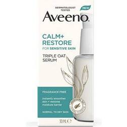 Aveeno Calm + Restore Triple Oat Serum for Sensitive Skin 1fl oz