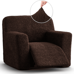 Paulato Stretch Recliner Loose Armchair Cover Brown